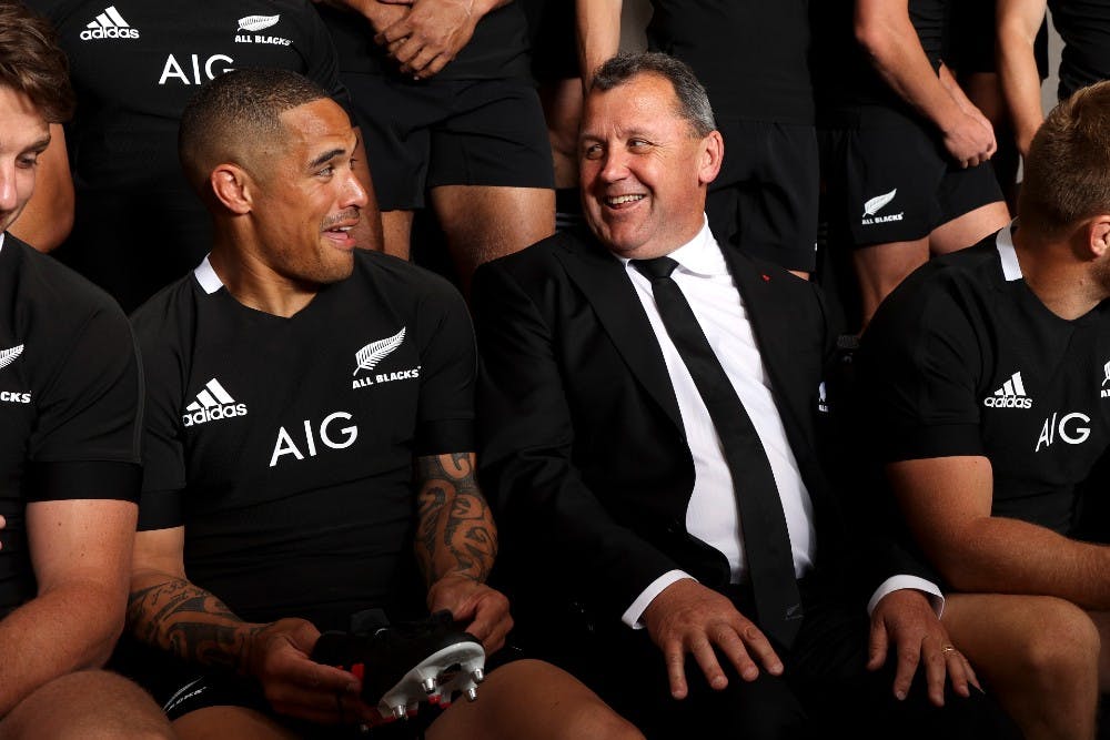Ian Foster has rushed back his preferred halves pairing Aaron Smith and Richie Mo'unga following their shock loss to the Wallabies. Photo: Getty Images