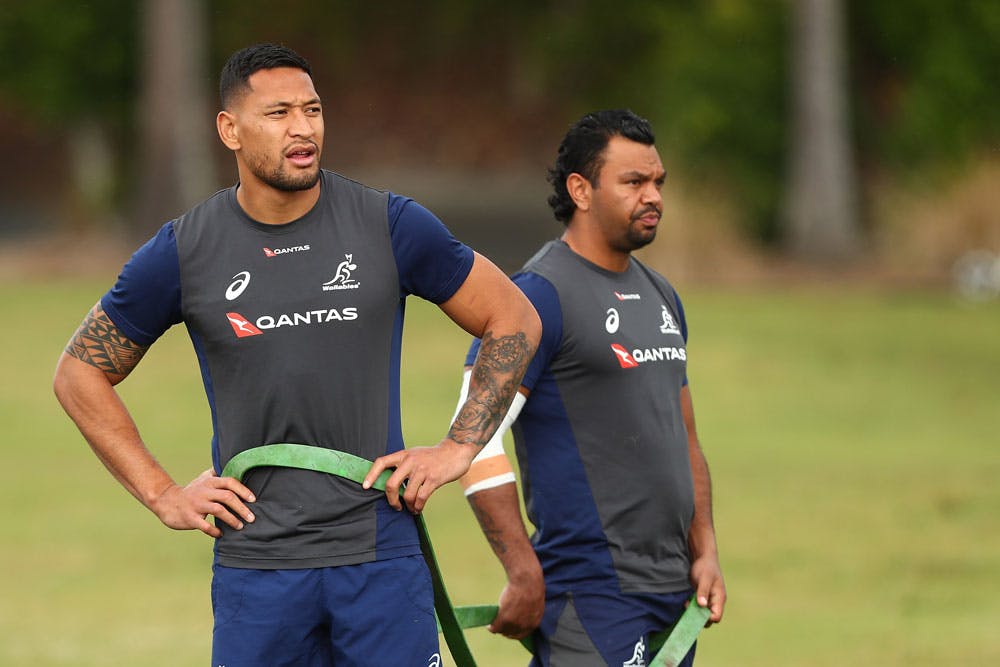 Israel Folau has been ruled out of the Brisbane Test. Photo: Getty Images