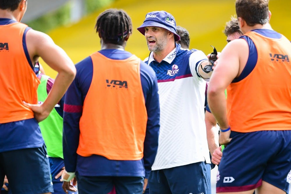Reds defence coach Peter Ryan will not be working with Queensland during the coronavirus shutdown. Photo: RUGBY.com.au/Stuart Walmsley