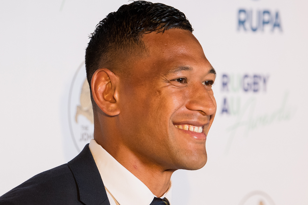 Israel Folau will not appeal his sacking but says he has not accepted the panel's decision. Photo: RUGBY.com.au/Stuart Walmsley