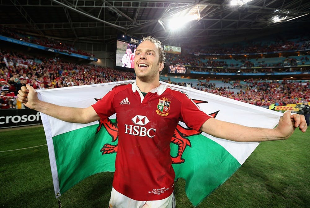 Former British and Irish Lions captain Alun Wyn Jones will be disappointed if the 2021 tour is crowd less. Photo: Getty Images
