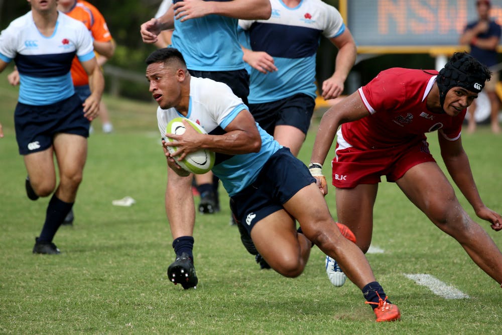 Esera Chee Kam was a shining light for NSW Gen Blue in their loss to Queensland U20s. Photo: QRU Media
