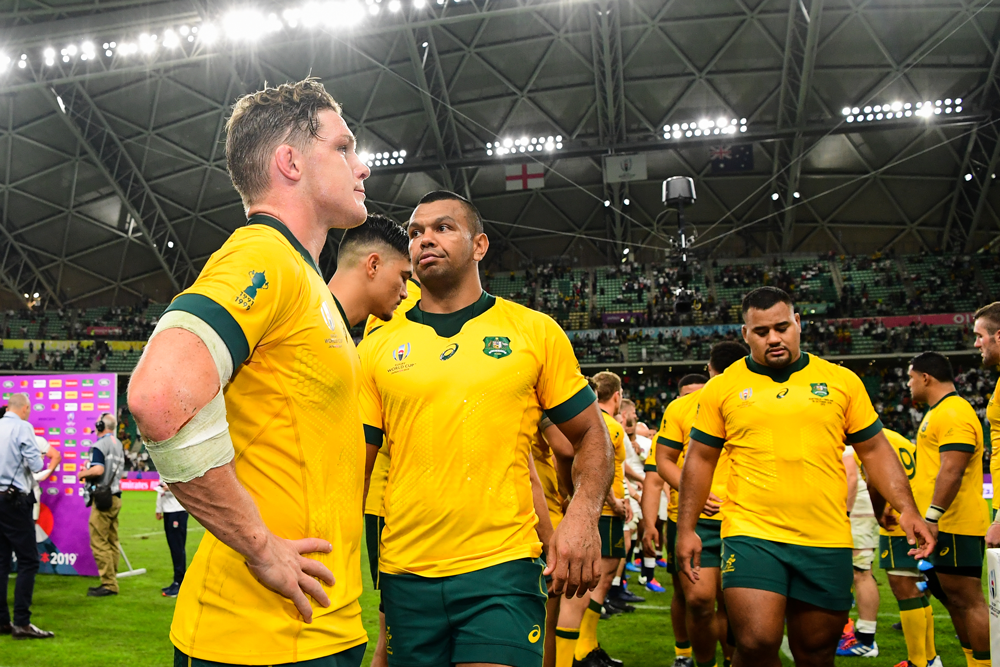 Michael Hooper in the wake of the Wallabies' loss to England on Saturday night. Photo: RUGBY.com.au/Stuart Walmsley