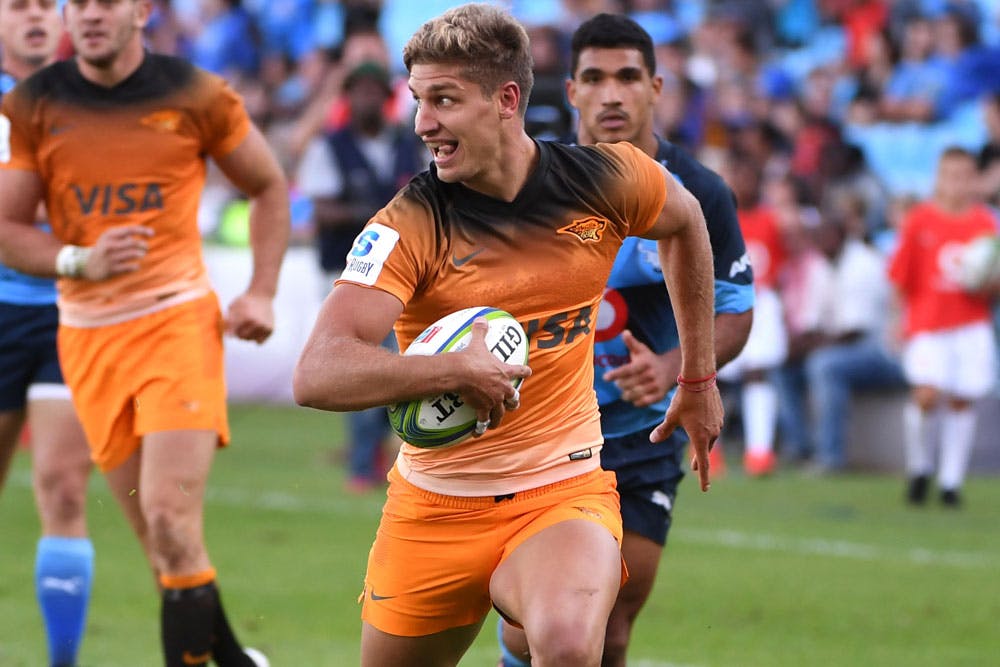 Domingi Miotti had a double for the Jaguares in Pretoria. Photo: Getty Images