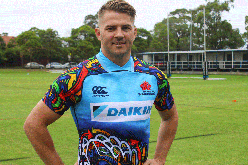 Drew Mitchell will be back in sky blue in Brisbane. Photo: NSW Waratahs Media
