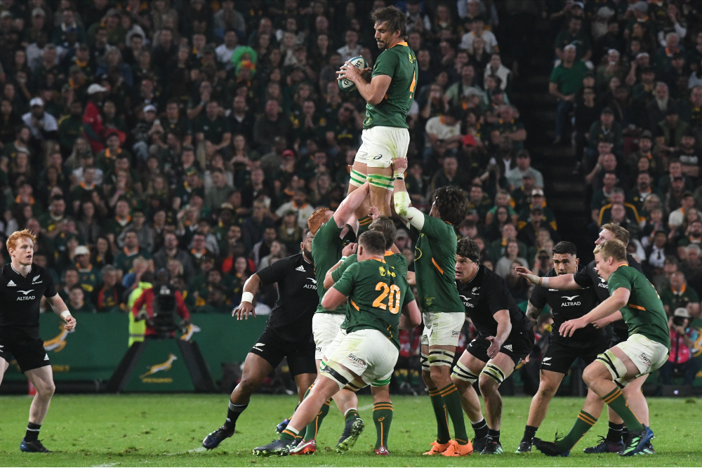 The Rugby World Cup Final is set to be a Southern Hemisphere showdown as New Zealand faces off with South Africa at the Stade de France.