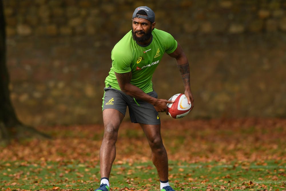 Marika Koroibete is slowly finding his feet with the Wallabies. Photo: Getty Images