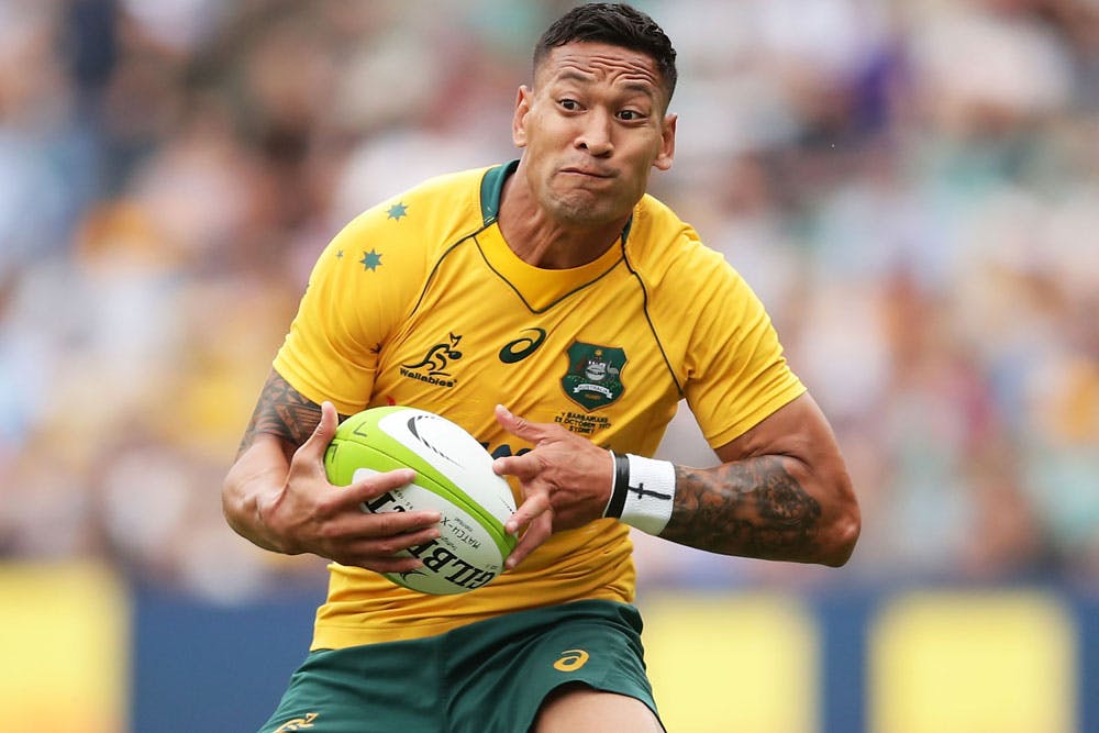 Israel Folau is in the middle of a social media controversy. Photo: RUGBY.com.au/Stuart Walmsley