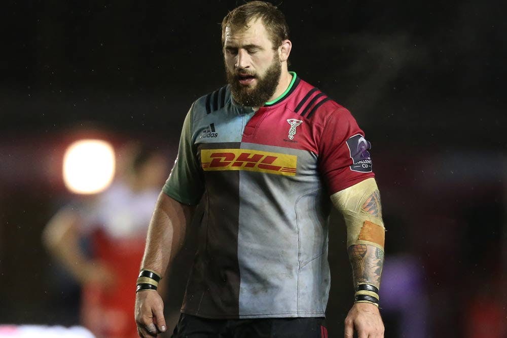 Joe Marler has been cited for kicking an opponent. Photo: Getty Images