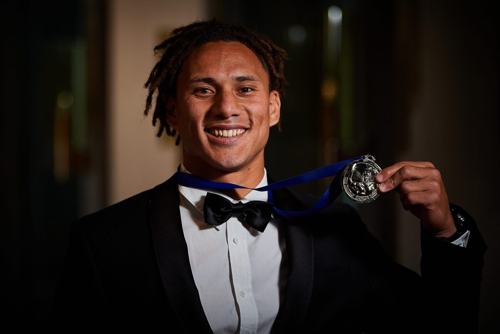 Issak Fines has taken out the Nathan Sharpe Medal. Photo: Rugby WA