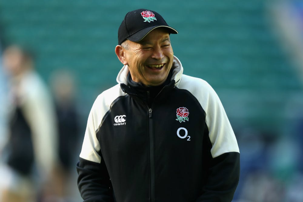 Eddie Jones is pumped about the challenge of taking on the All Blacks. Photo: Getty Images
