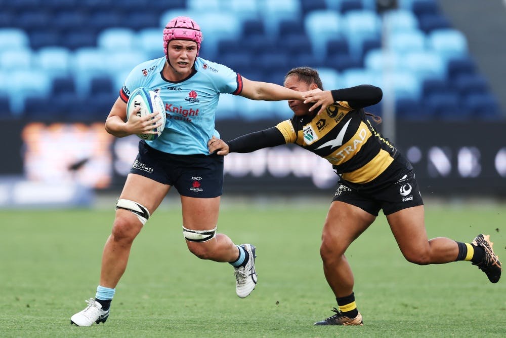 Piper Duck got a double as the Waratahs shut out the Force. Photo: Getty Images