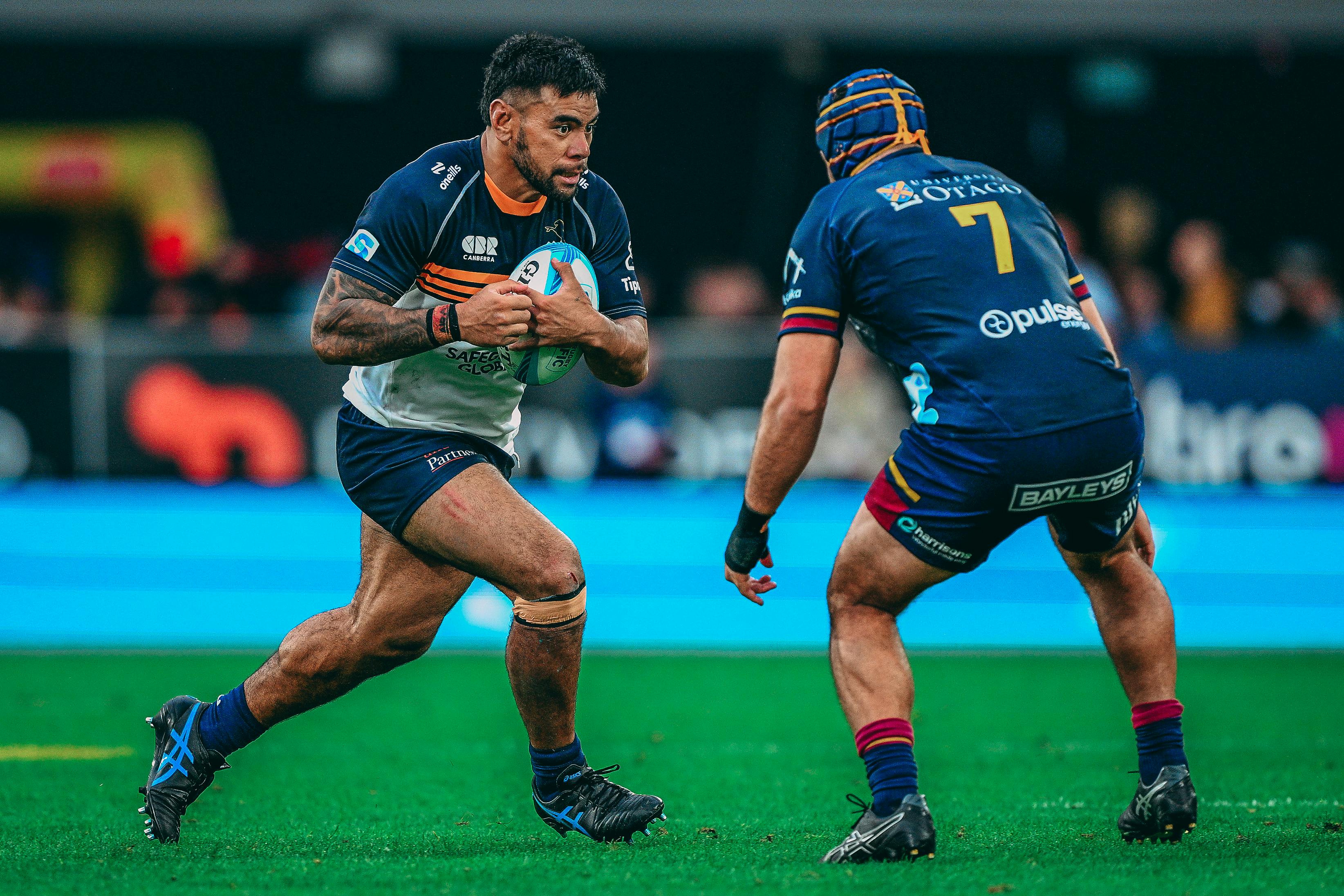 Kautai in action in Dunedin against the Highlanders this past weekend.