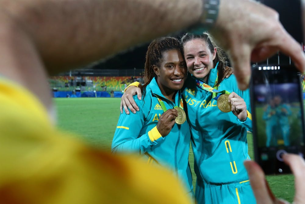 Hold Back the River is a six part series following the Australian Women's Sevens' road to Rio. Photo: Getty Images