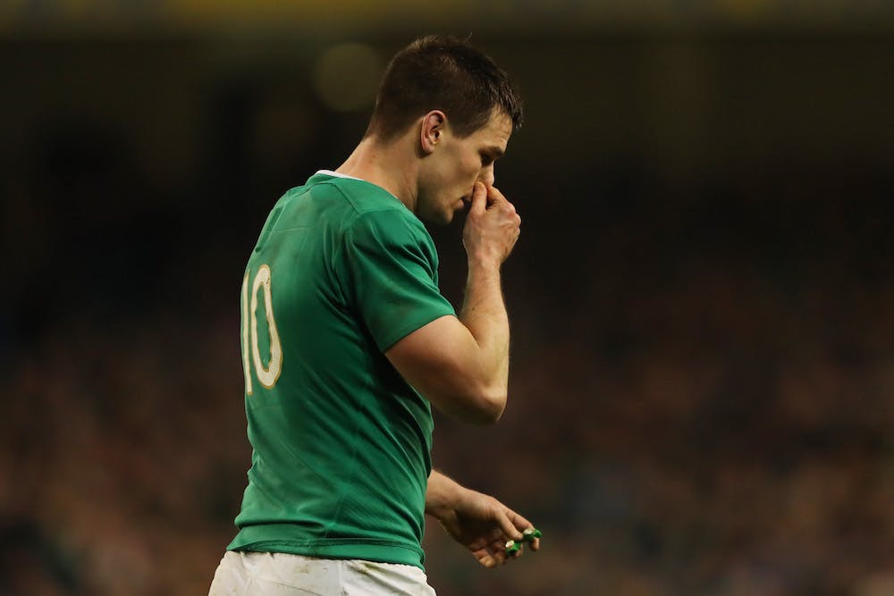 Ireland will be without fly-half Johnny Sexton against Italy. Photo: Getty Images.