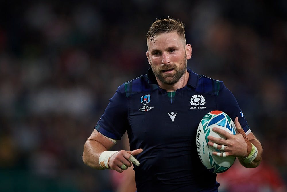 Scotland captain John Barclay has announced his retirement from international rugby. Photo: Getty Images 