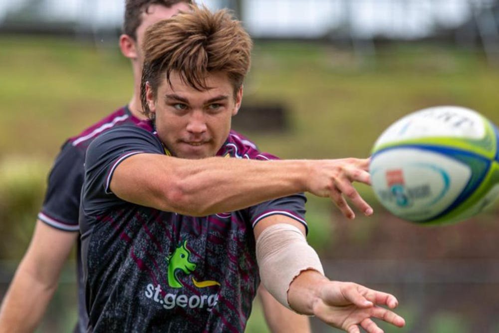 Toowoomba local Mac Grealy has his eyes on a maiden Super Rugby AU Debut in his first professional season. Photo: Queensland Reds 