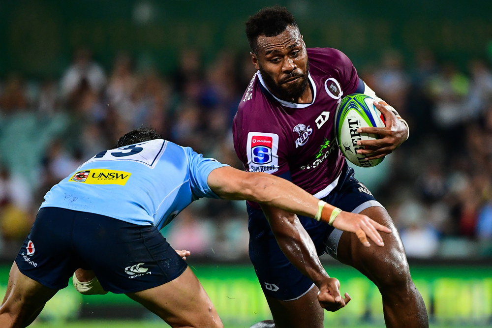 Samu Kerevi has been one of the standouts of the 2019 Super Rugby season. Photo: RUGBY.com.au/Stuart Walmsley