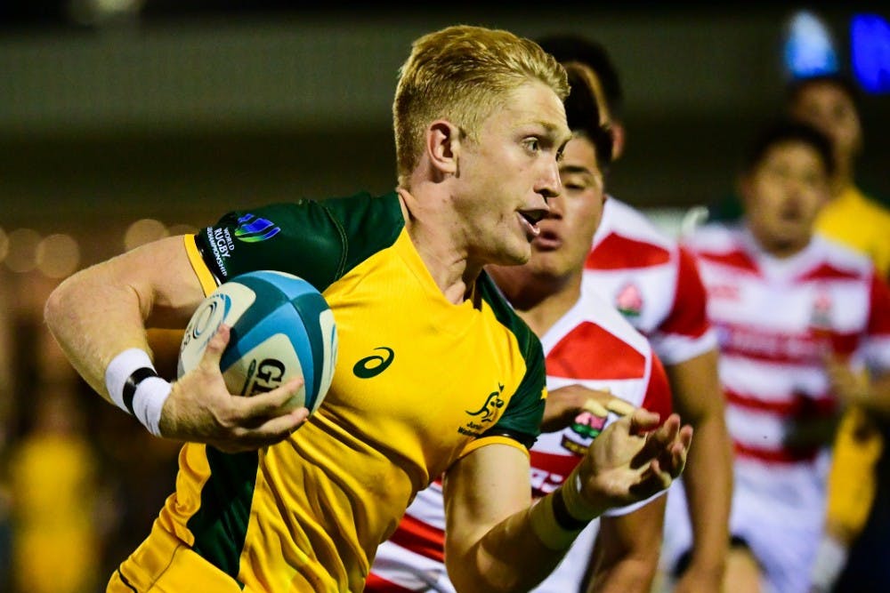 Isaac Lucas will not be released from Junior Wallabies camp to play for the Reds this weekend. Photo: RUGBY.com.au/Stuart Walmsley
