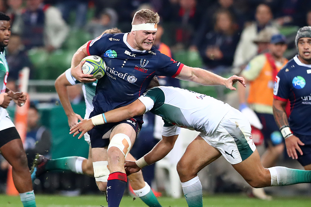 Enforcer Matt Philip is set to target former teammate Amanaki Mafi as the Rebels chase a crucial win in Tokyo. Photo: Getty Images 