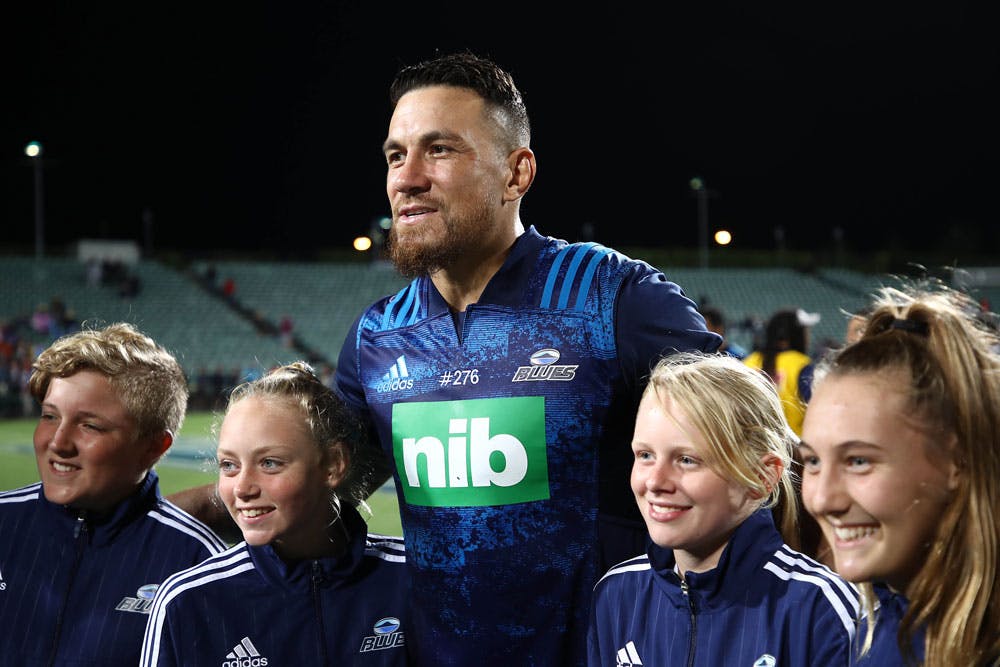 Sonny Bill williams will sit out Friday night's clash. Photo: Getty Images