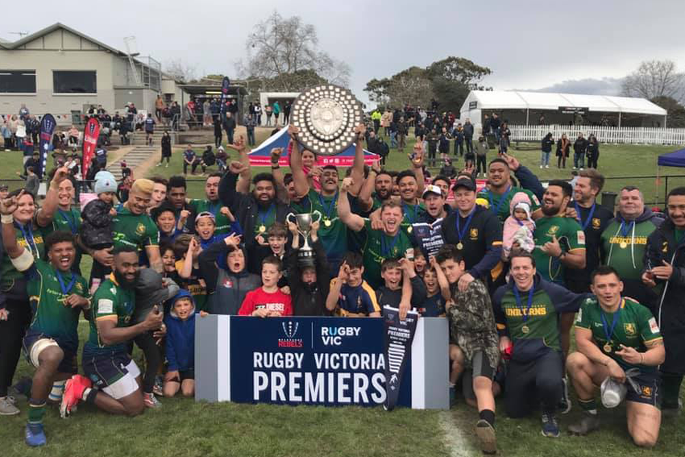 Melbourne took a second straight Dewar Shield title last weekend. Photo: Rugby Victoria