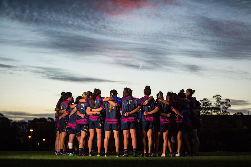 There are a lot of similarities between the fledgling Brumbies women's side and their male ancestors. Photo: RUGBY.com.au/Stuart Walmsley
