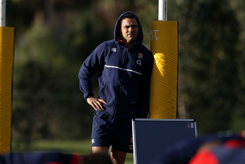 Ben Te'o was a spectator at England training on Monday. Photo: Getty Images"
