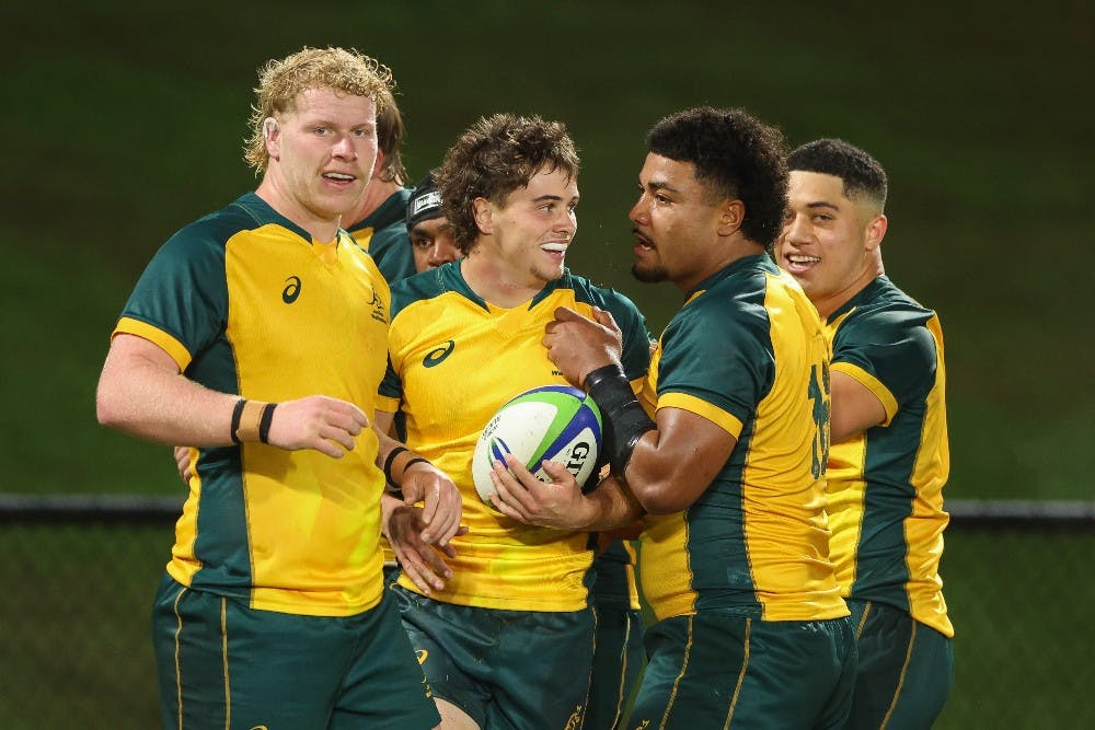 The Junior Wallabies cruised to victory over Fiji. Photo: Oceania Rugby