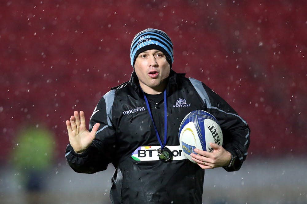 Matt Taylor coaching at Glasgow. Photo: Getty Images