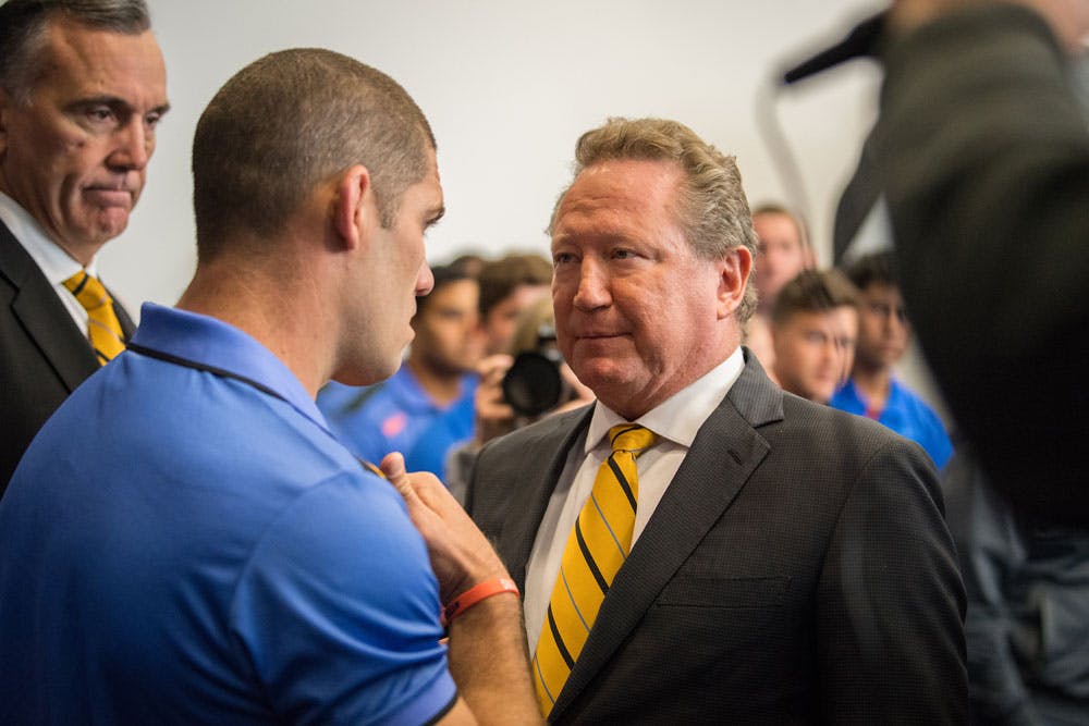 Andrew Forrest is adamant his IPRC will go ahead. Photo: Getty Images