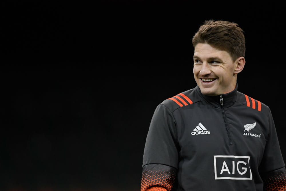 Beauden Barrett is the World Rugby player of the year, again. Photo: Getty Images