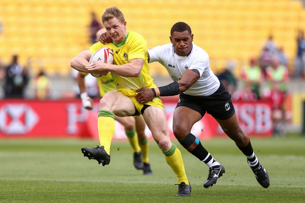 Henry Hutchison is in Sevens for the long haul. Photo: Getty Images
