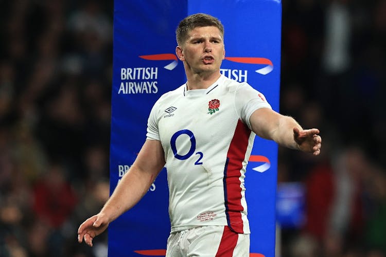 England captain Owen Farrell will not be available for the 2024 Six Nations. Photo: Getty Images