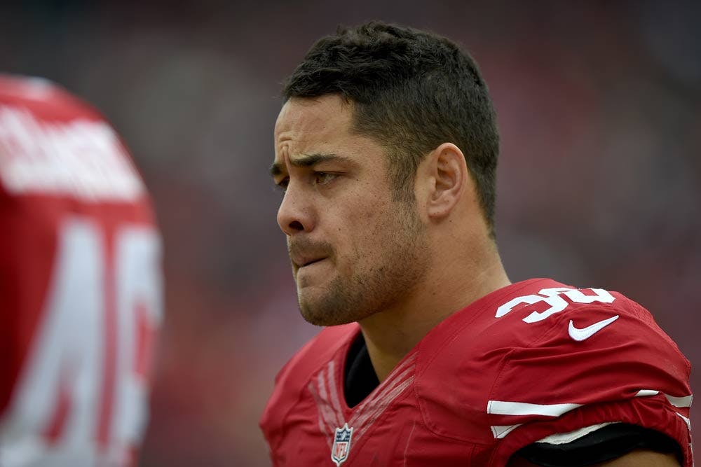 Jarryd Hayne has missed out on Fiji's initial London squad. Photo: Getty Images