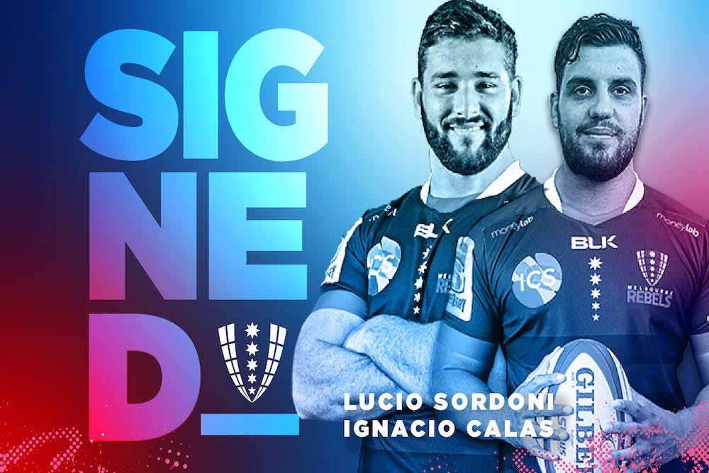 Lucio Sordoni and Ignacio Calás will add valuable firepower to the Rebels 2021 playing squad.