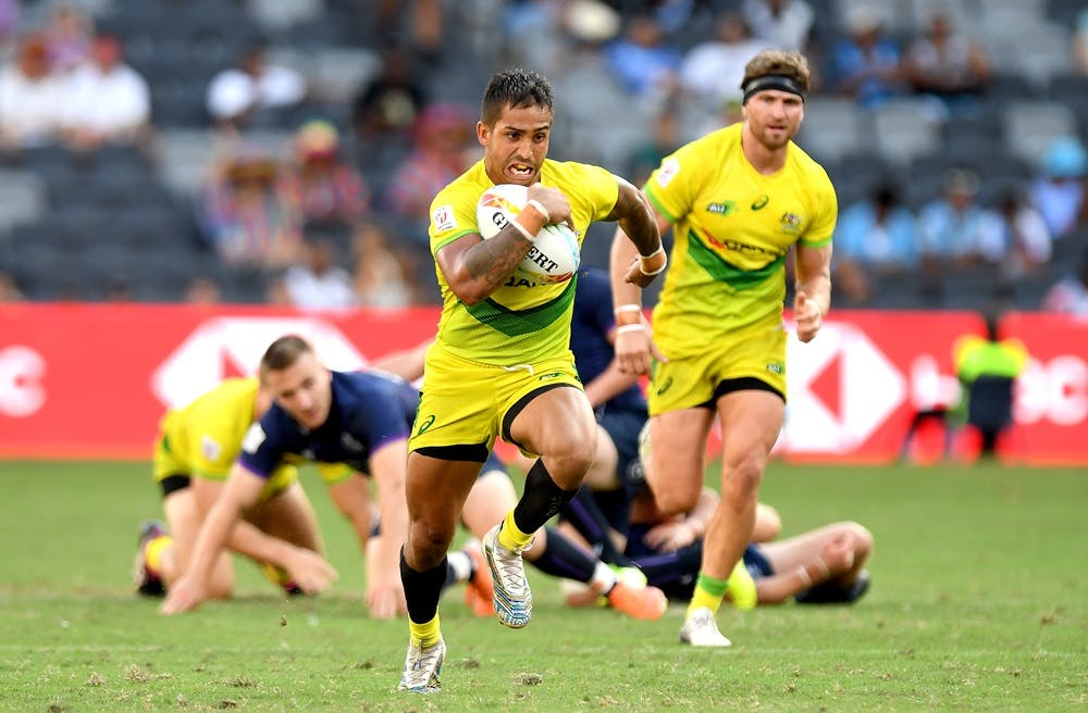 The Australian Men's Sevens team was on the rise. Photo Getty Images. 