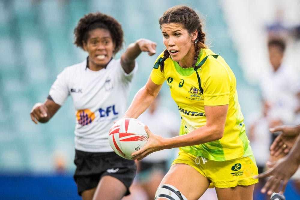 Charlotte Caslick will share the captaincy duties in Paris. Photo: RUGBY.com.au/Stuart Walmsley