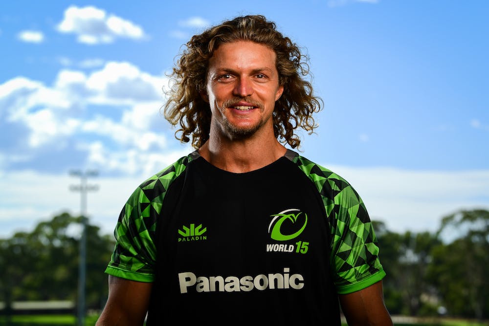 Nick Cummins will line up for the World XV against the Western Force in Perth on Friday. Photo: Stu Walmsley/RUGBY.com.au