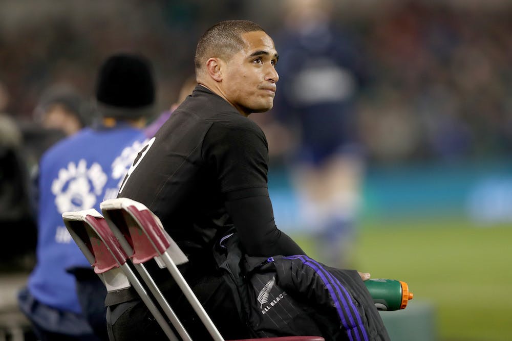 Not a happy season for All Blacks and World Cup wining halfback Aaron Smith. Photo: Getty Images