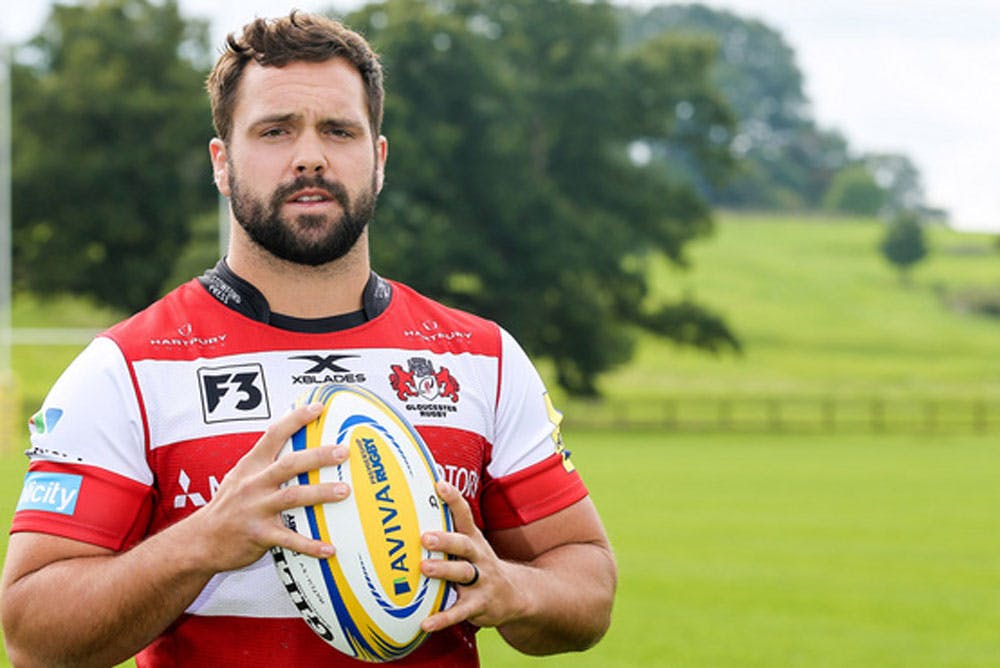 James Hanson has signed with Gloucester. Photo: Martin Bennett/Gloucester Rugby