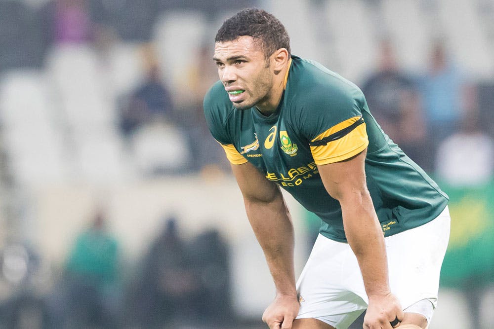 Bryan Habana in his final test match for the Springboks. Photo: AFP