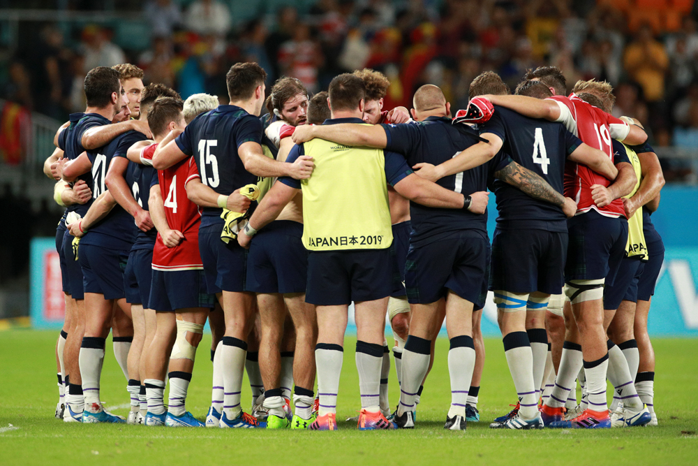 Scotland are fuming over the possible cancellation of their clash with Japan. Photo: Getty Images