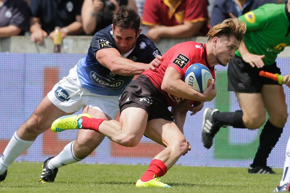 James O'Connor crossed for four tries against Agen. Photo: AFP