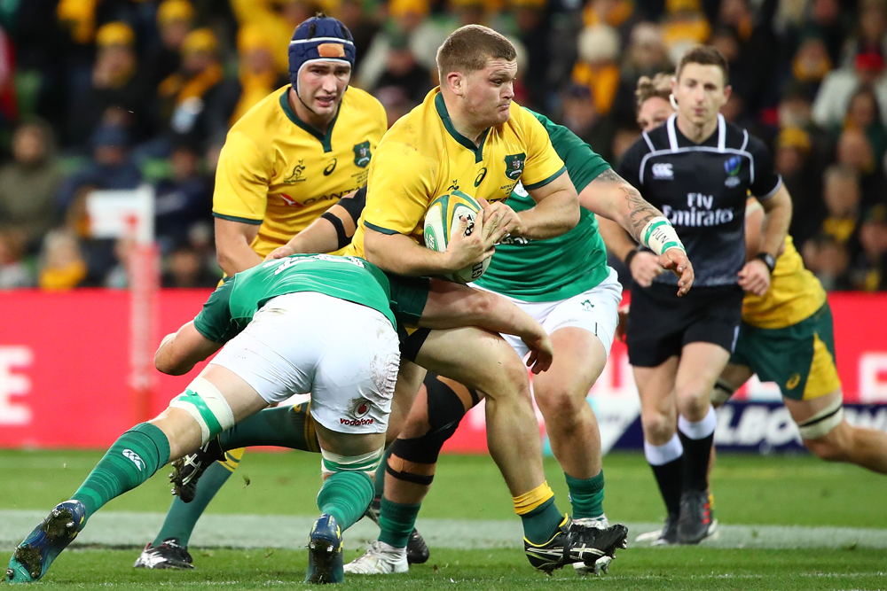 Robertson in action for the Wallabies. Photo: Getty Images