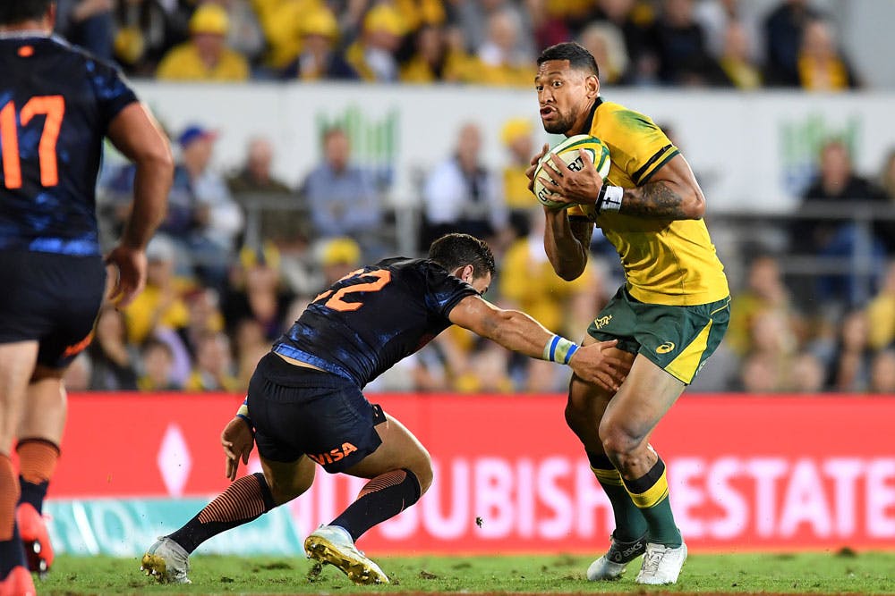 Israel Folau in action on the Gold Coast. Photo: Getty Images