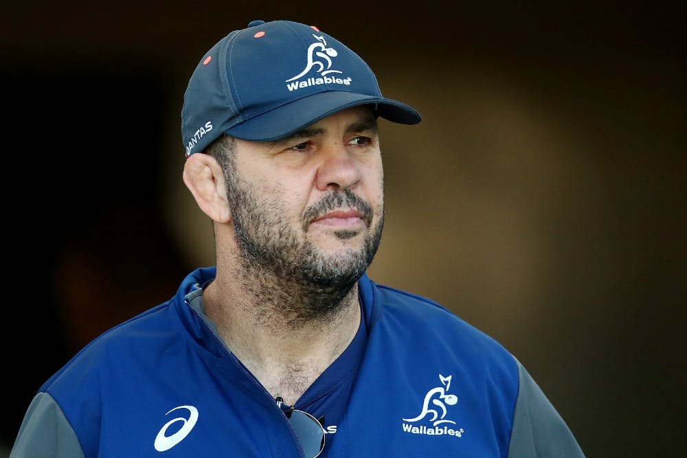 Michael Cheika will present his future plans for the Wallabies at a Rugby Australia board meeting. Photo: Getty Images