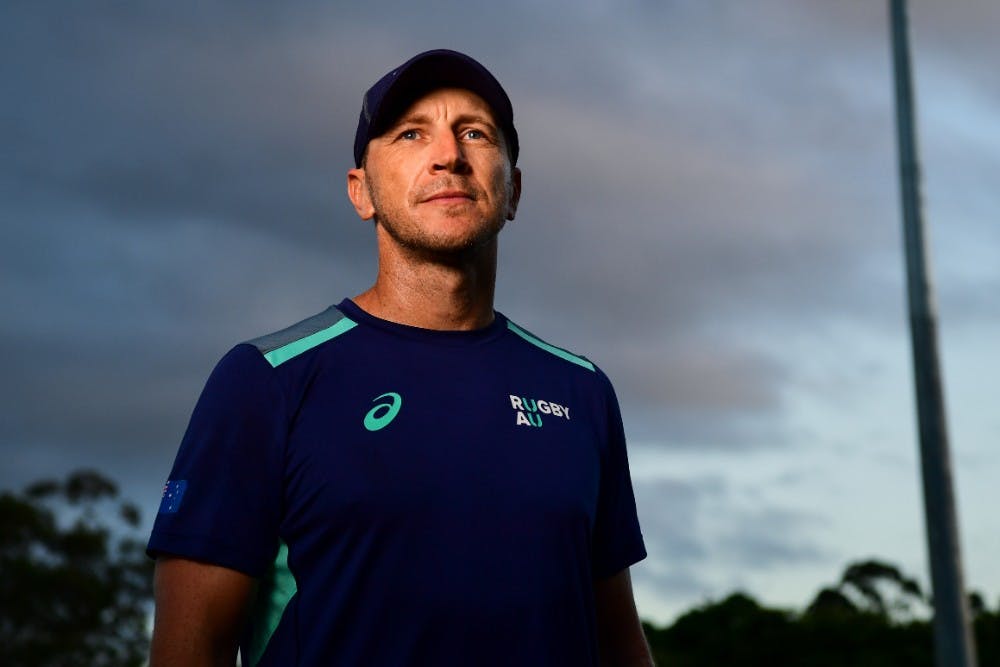 Junior Wallabies coach Jason Gilmore is set to Join the Waratahs full time in 2021. Photo: RUGBY.com.au/Stuart Walmsley