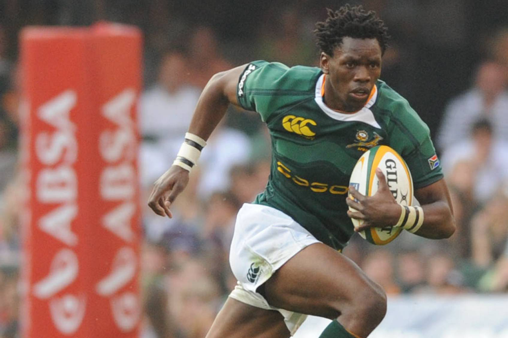 Jongi Nokwe scored four tries against the Wallabies in 2008. Photo: Getty Images