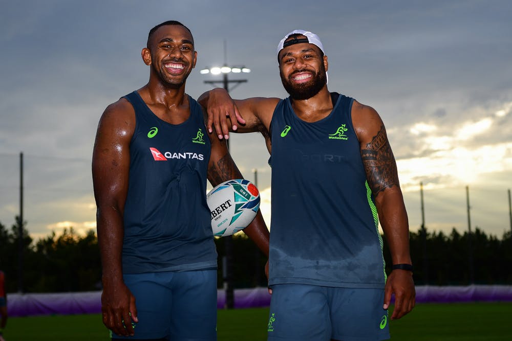 Samu Kerevi's older brother Josh is training with the Wallabies this week. Photo; RUGBY.com.au/Stuart Walmsley